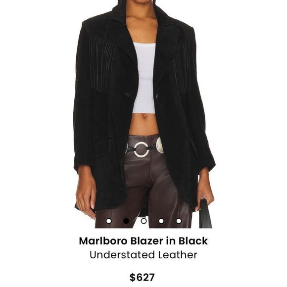 Western Black fringe jacket - Picture 6 of 11